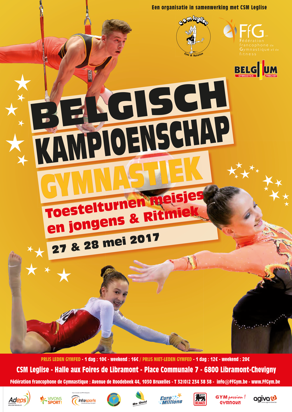 Ritmiek - Belgisch Kampioenschap A- en B-niveau (FfG)
