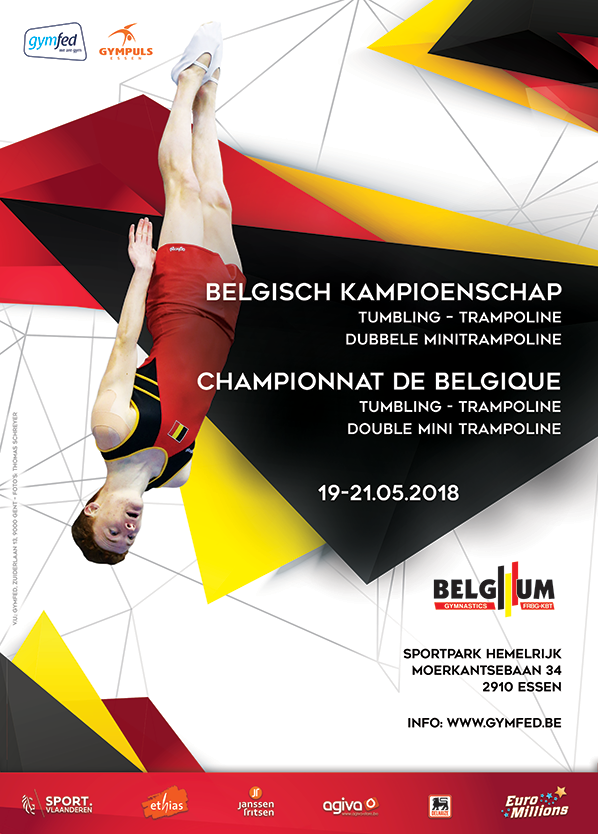 TU TRA - Belgisch Kampioenschap Trampoline A-, B-niveau + Tumbling A-, B-niveau